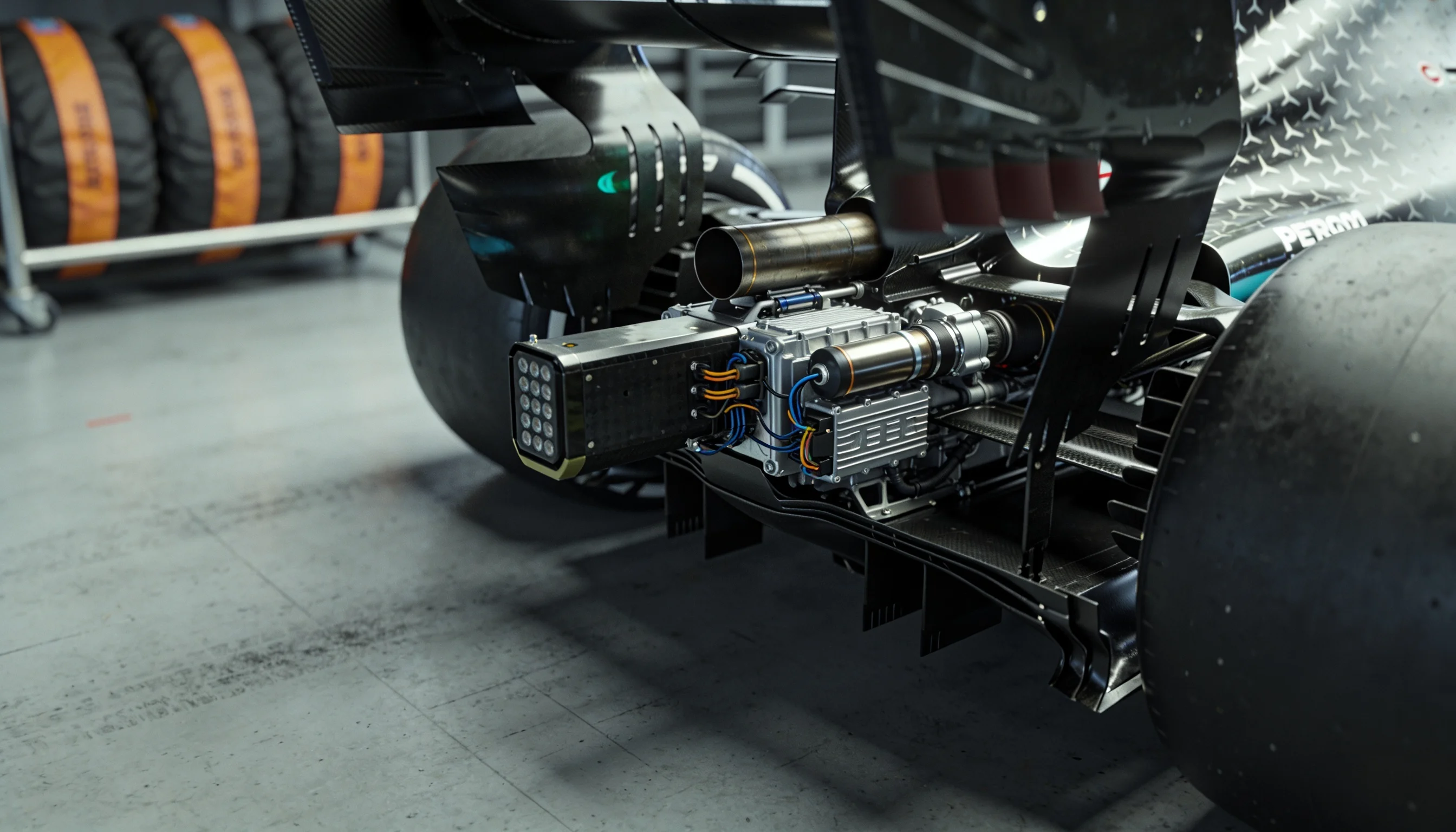 Power Unit Formula 1 2026 con ICE 400 kW, MGU-K 350 kW, batteria 4 MJ e ripartizione 50/50